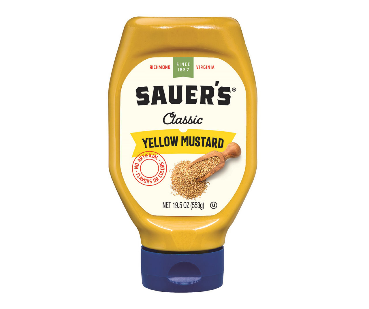 Duke's Sauer's Classic Yellow Mustard, 19.5 Oz. Big Lots