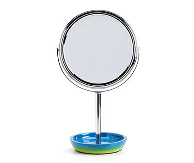 Euphoric Expression Blue & Yellow Ombre Vanity Mirror