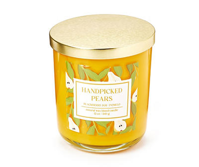 Autumn Air Handpicked Pears 2-Wick Candle, 12 Oz.