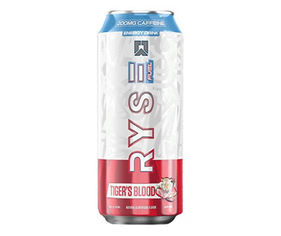 RYSE Fuel Tiger's Blood Energy Drink, 16 Oz.