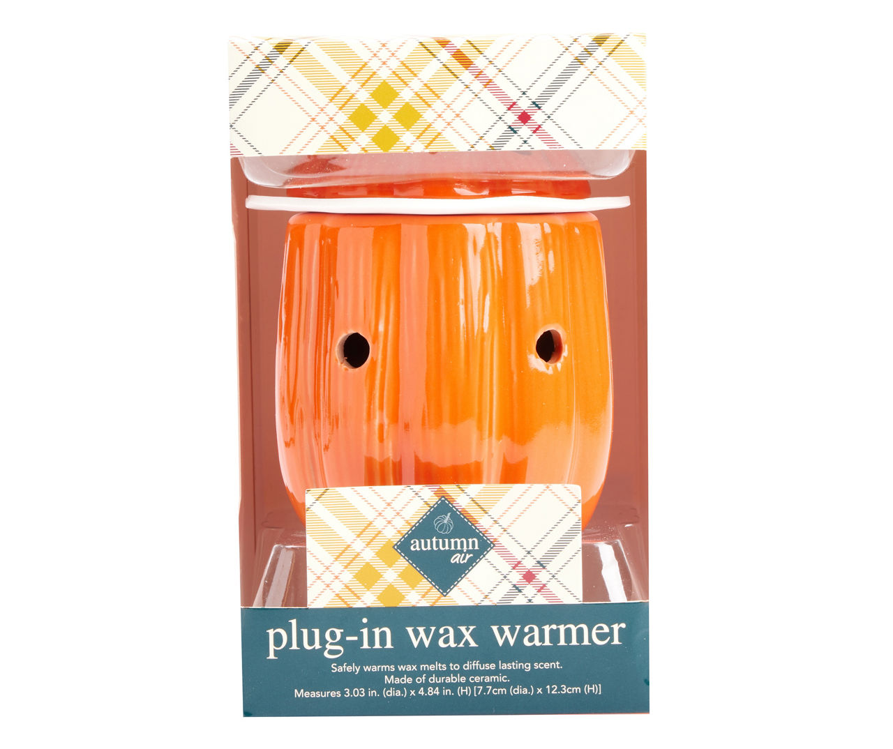 Autumn Air Orange Pumpkin Plug-In Wax Warmer