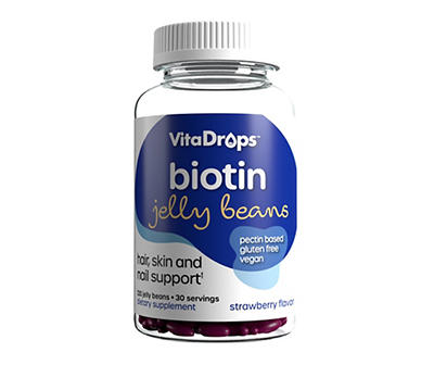 VitaDrops Biotin Jelly Beans, 90-Count