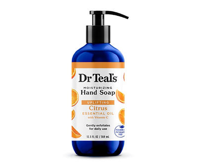 Uplifting Citrus Essential Oil & Vitamin C Moisturizing Hand Soap, 12.5 Oz.
