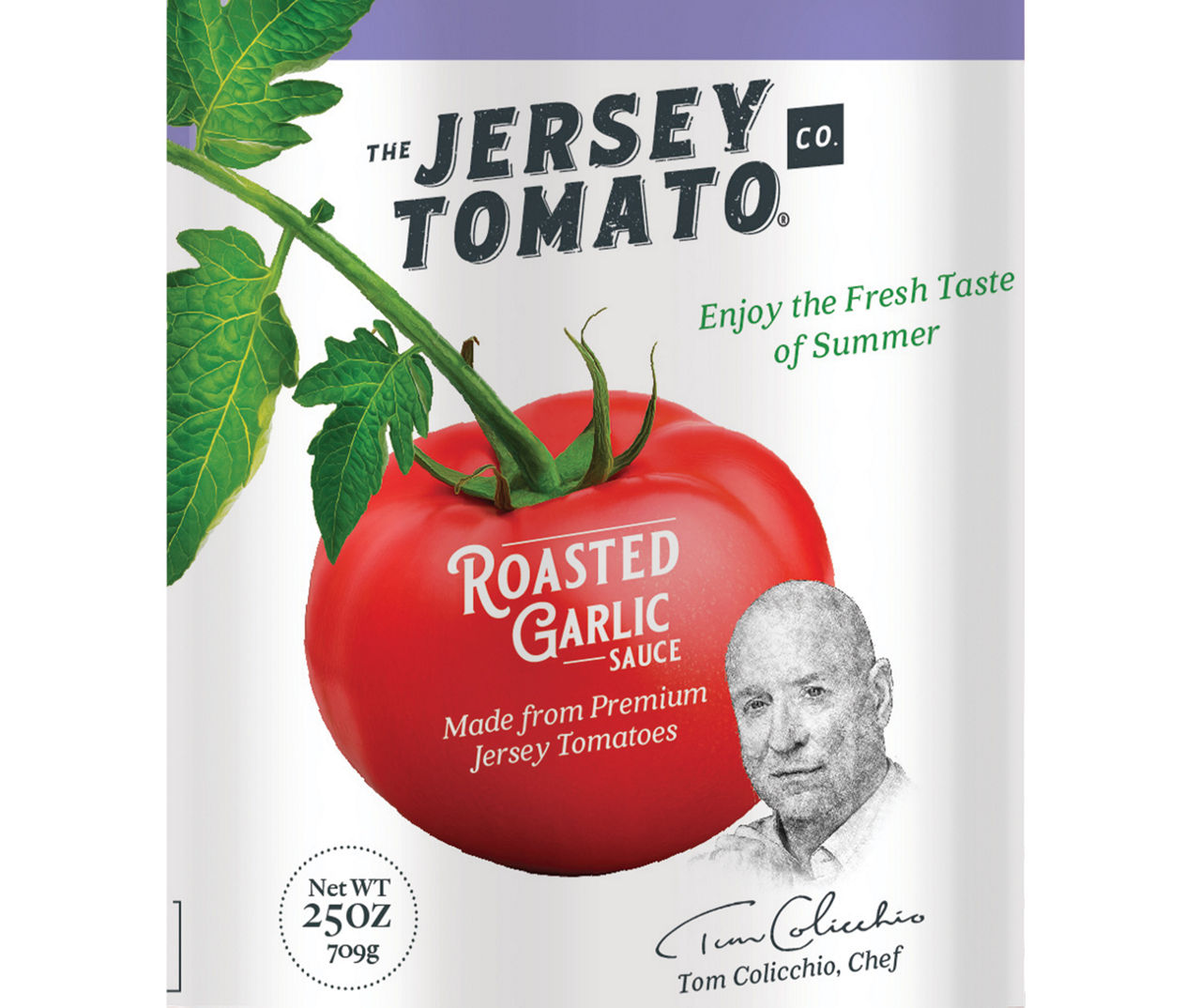 The Jersey Tomato Co. Roasted Garlic Sauce, 25 Oz.