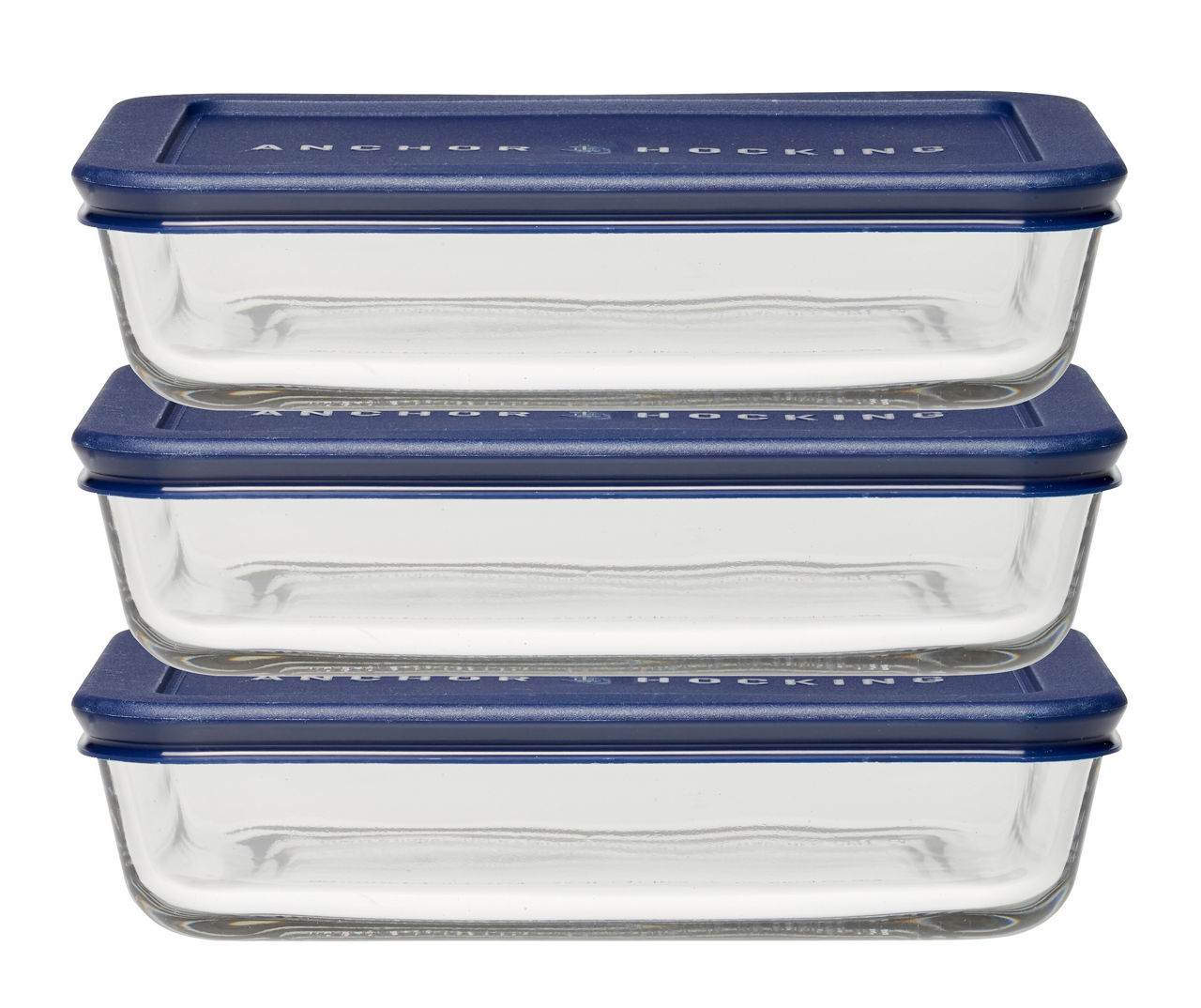 Pyrex Simply Store 6pc Glass Rectangular Food Storage Container (3