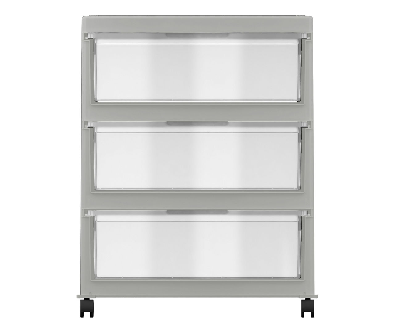 Iris 3 Drawer Wide Chest - Gray