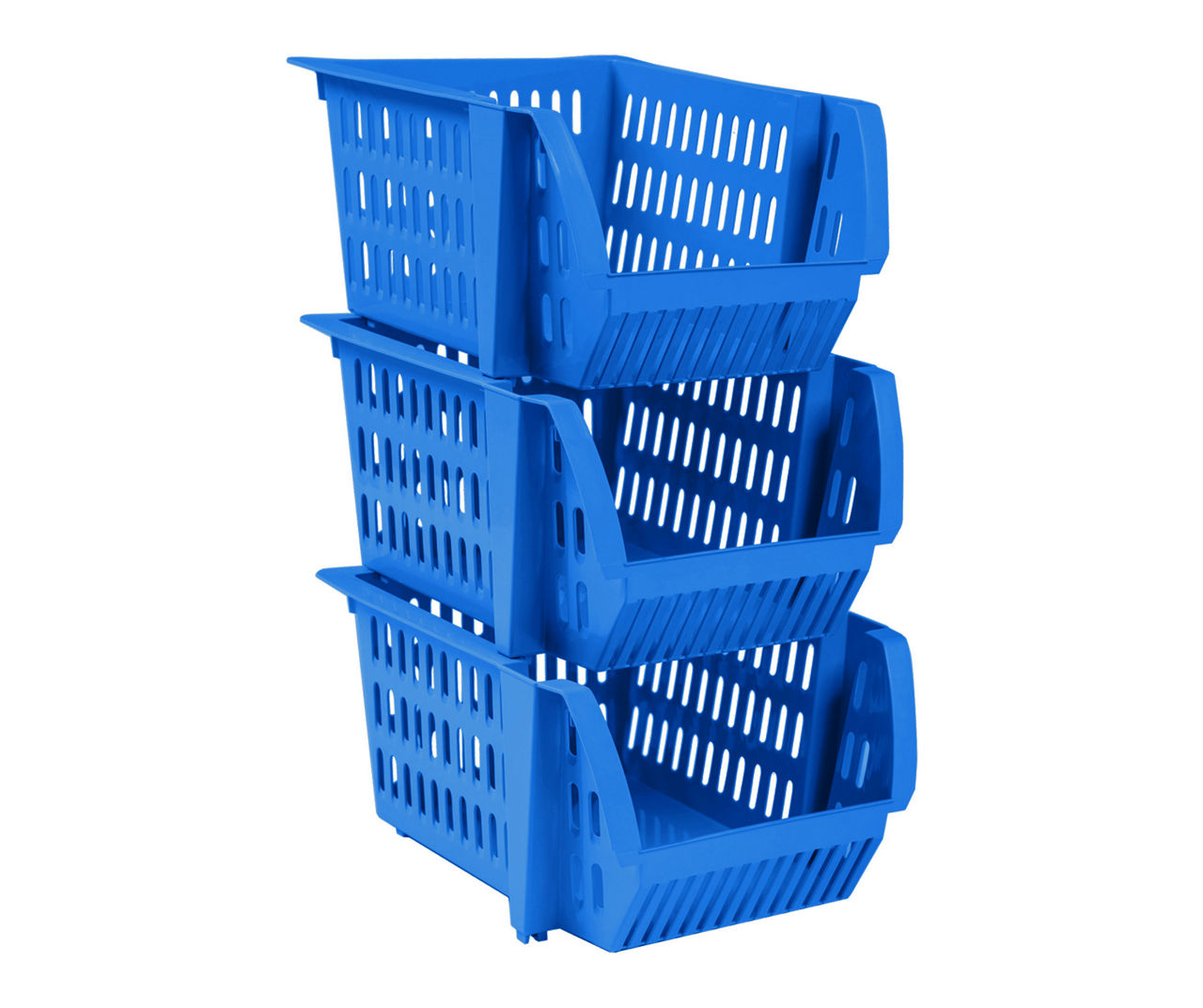Blue Small Plastic Storage Bin
