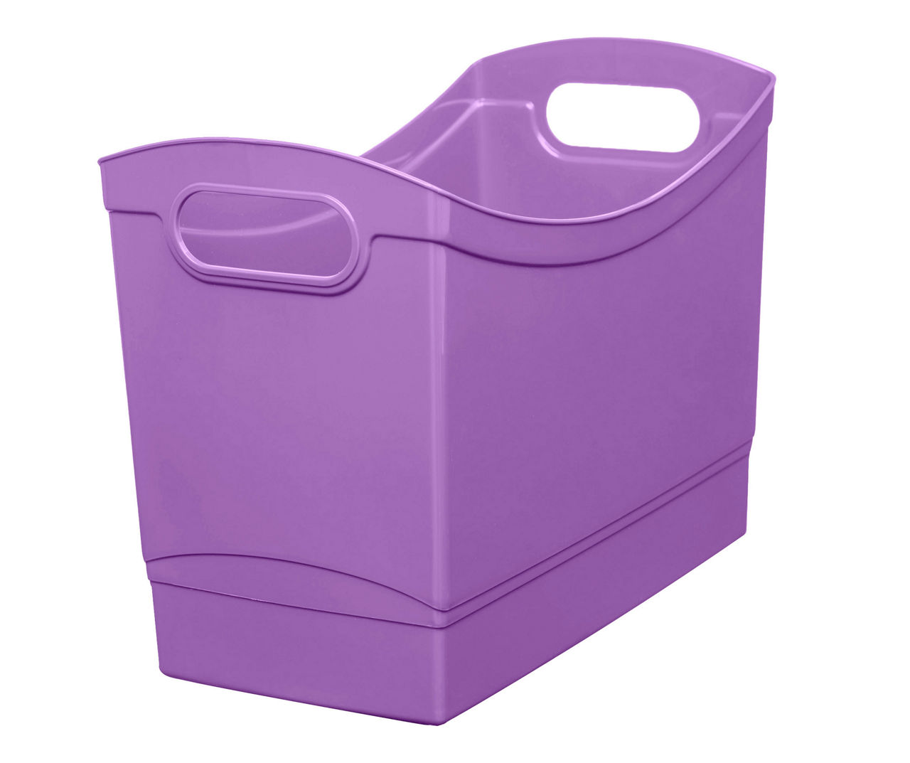 Honey-Can-Do Small Storage Bin, Purple 