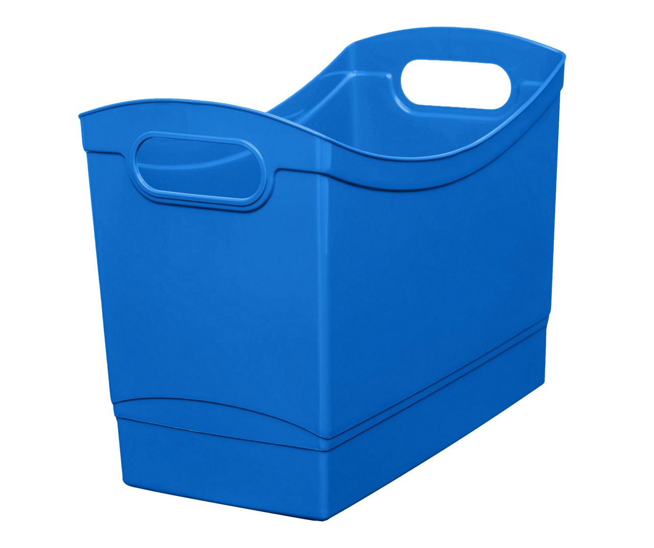 Honey Can Do Small Plastic Bin Blue