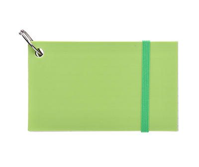 Light Green Poly Ring 100-Count Index Cards