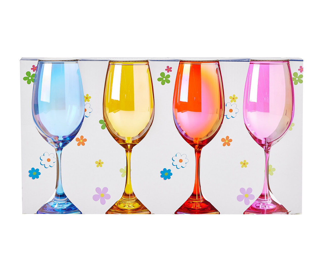 Iridescent Large Wine Glasses Set - The Wine Savant Whimsy and Nostalgia Large R