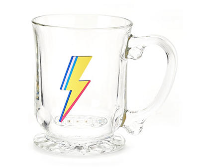 Lightning Bolt Kava Glass Mug, 15 Oz.