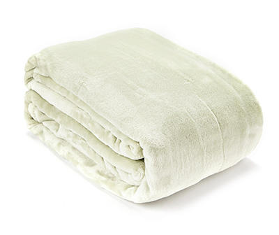 Sage Twin/Full Plush Velvet Blanket