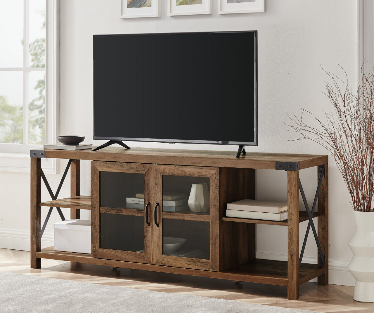 Walker Edison 60" X Side TV Stand Big Lots