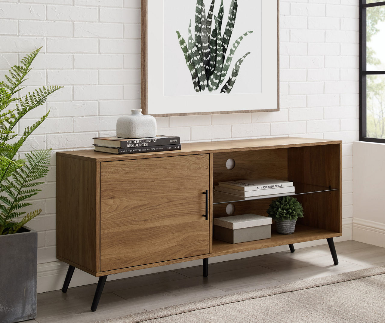 52" Nora English Oak TV Stand