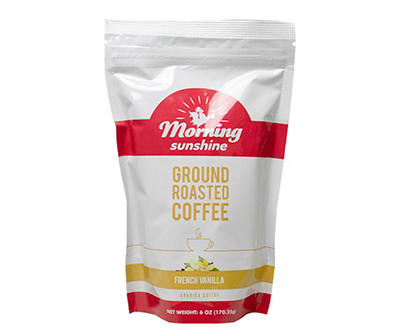 Morning Sunshine French Vanilla Ground Roasted Coffee, 6 Oz.