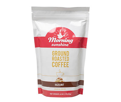 Morning Sunshine Hazelnut Ground Roasted Coffee, 6 Oz.