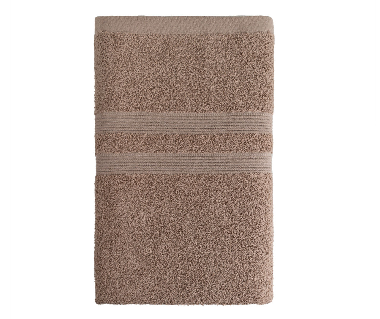 Oxford Tan Double-Band Turkish Cotton Bath Towel | Big Lots