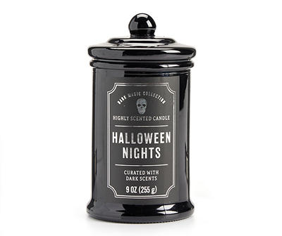 Dark Enchantment Halloween Nights Apothecary Jar Candle, 9 Oz.