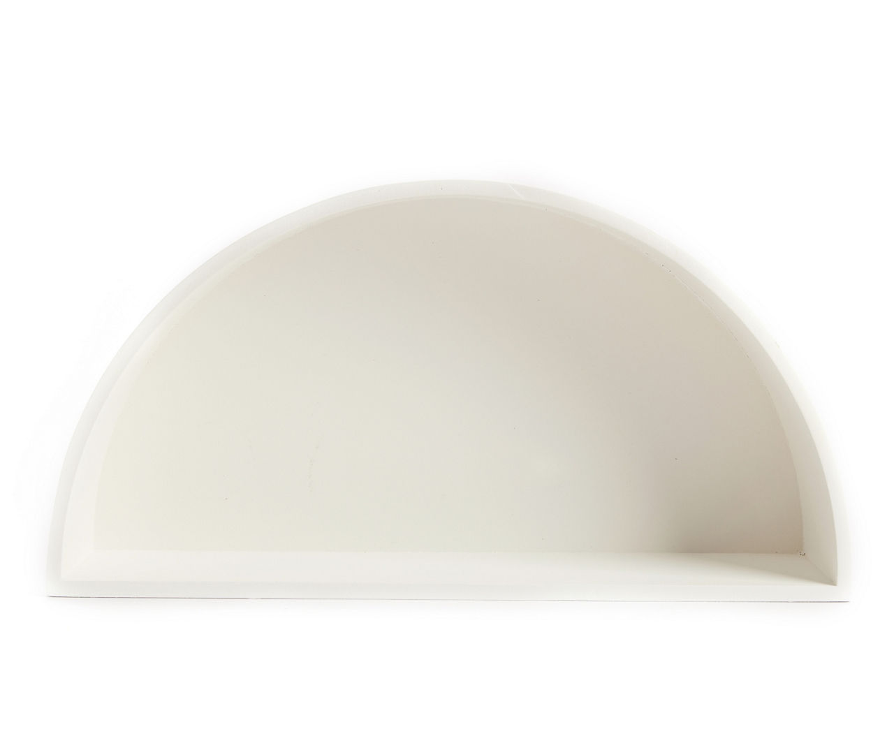 White Half Moon Wall Shelf Big Lots