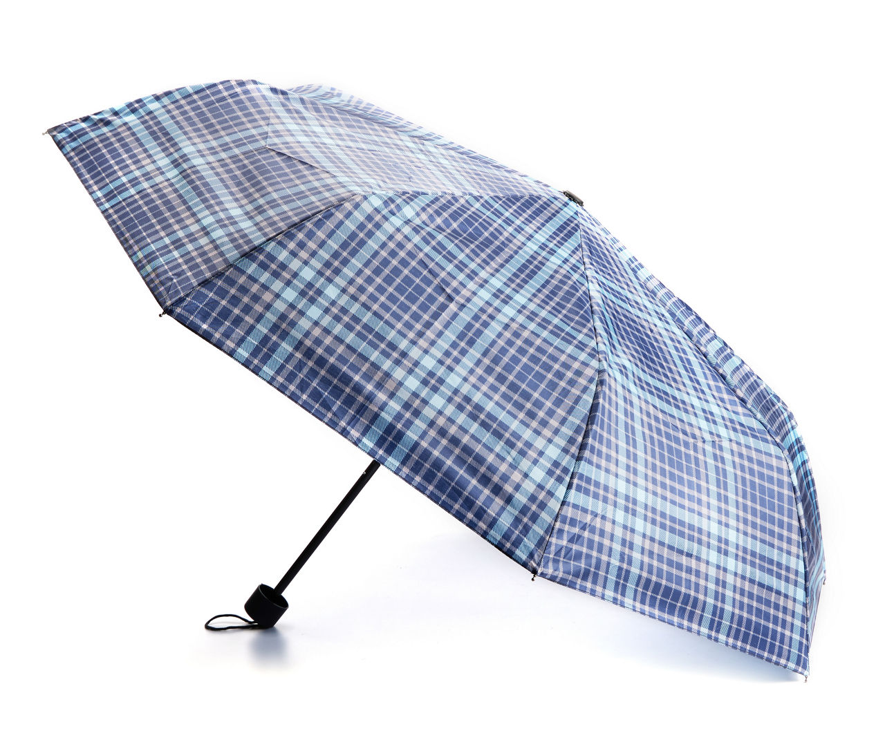 Blue Plaid Umbrella Big Lots