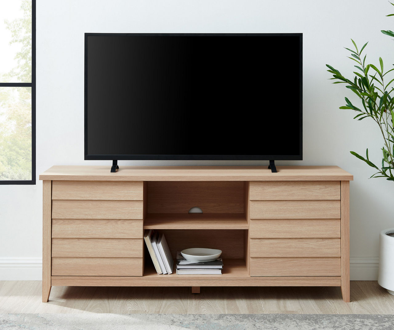 Cornell andover deals oak tv stand