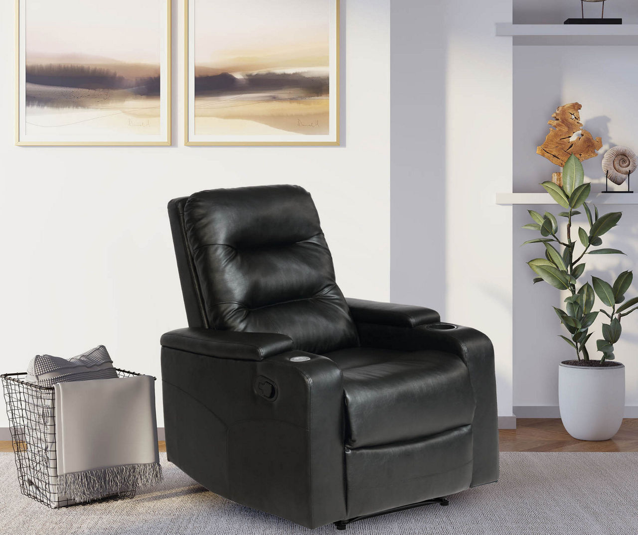 Big lots recliners online leather