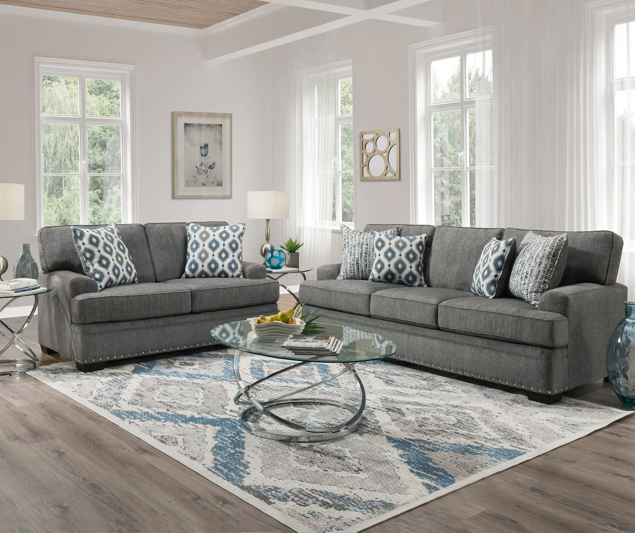 Redding grey sofa 2024 big lots