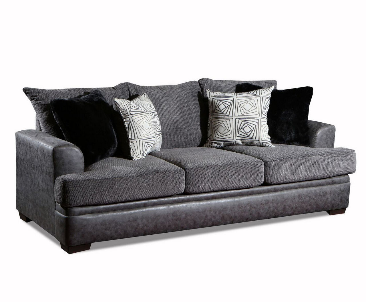 Peak Living Akan Gray Sofa Big Lots