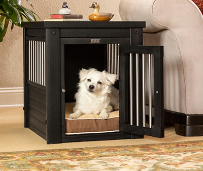 Small Black InnPlace Ecoflex Pet Crate End Table