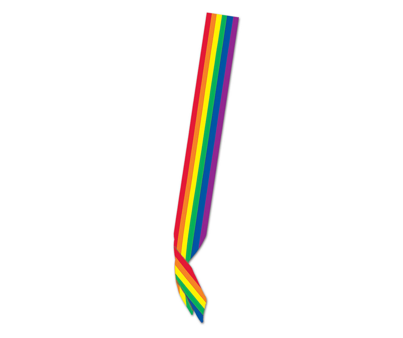 Rainbow Stripe Satin Sash | Big Lots