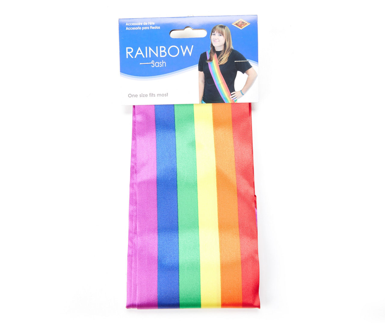 Forum Novelties F75250 Rainbow Just Married Sash, Standard Size