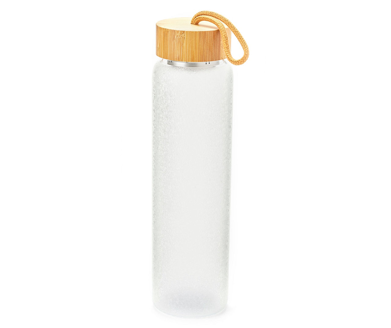 Real Living Frosted Glass Water Bottle, 33 Oz.
