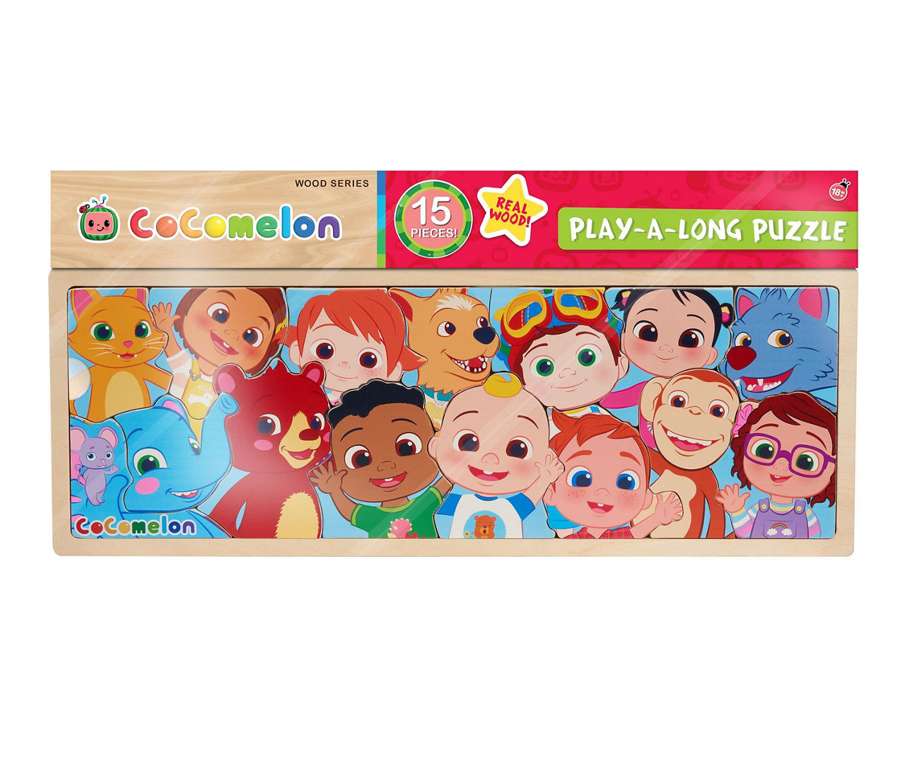Cocomelon play a long 15 piece wood puzzle big lots
