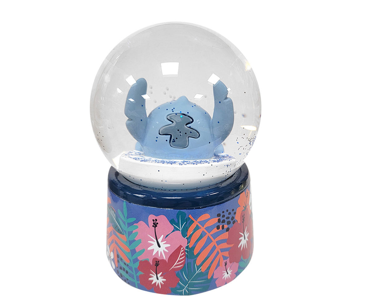 Disney Lilo & Stitch Present Stitch Snow Globe