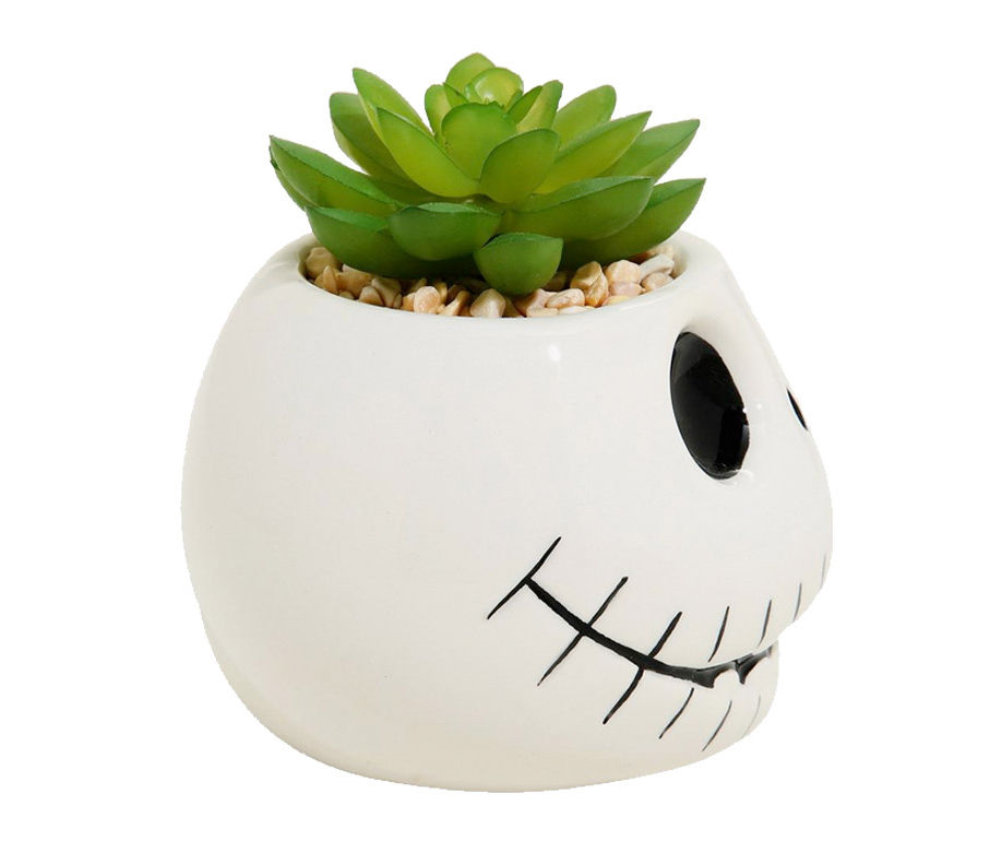 Nightmare Before Christmas Jack Skellington Faux Succulent Planter