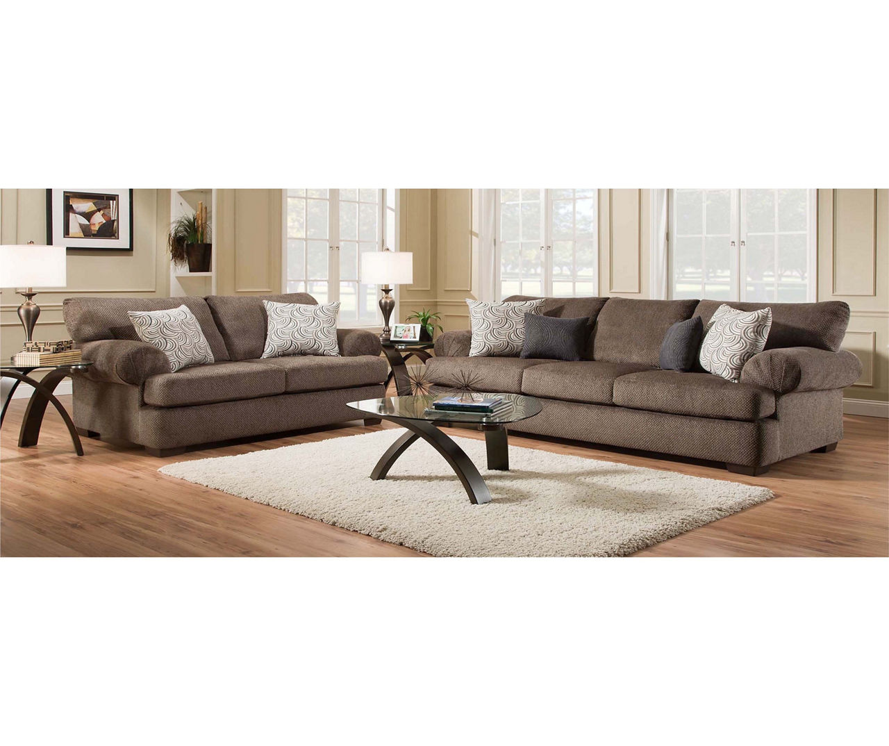 Mocha loveseat deals