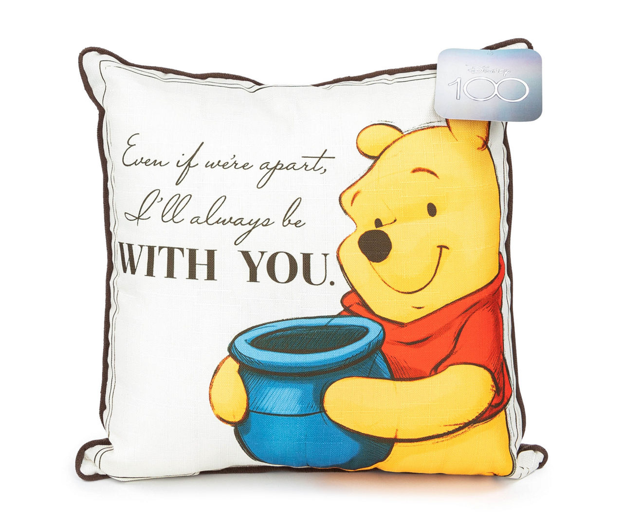 Disney Winnie The Pooh Zippered Throw Pillow COVER 18 x 18