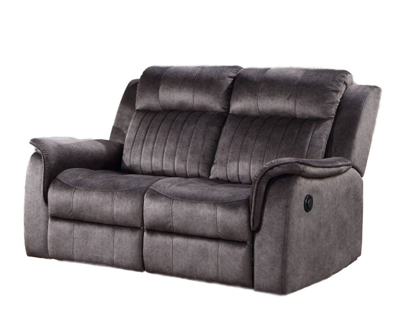 Dark Gray Power Reclining Loveseat Big Lots