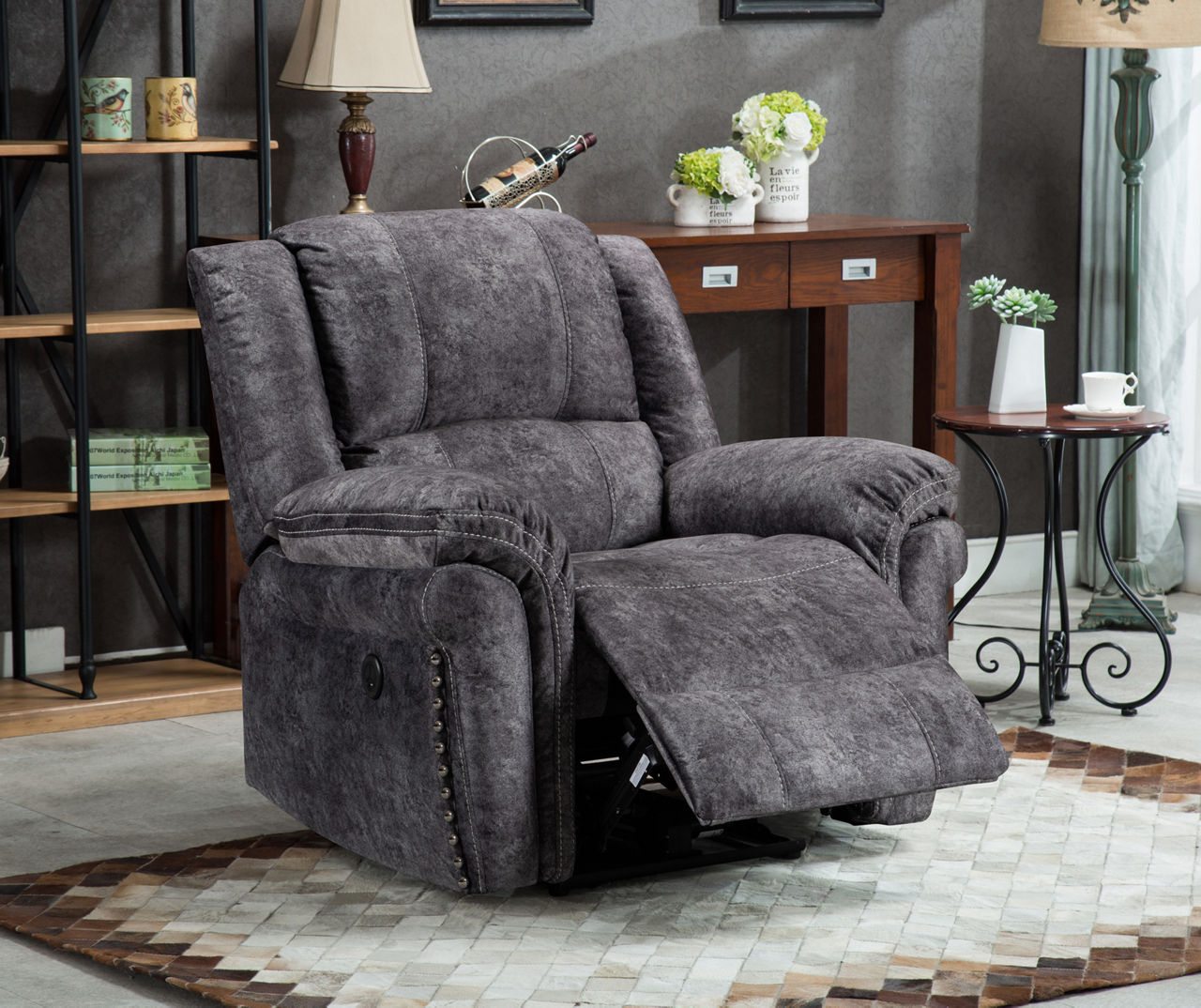 Taylor grey recliner big lots sale