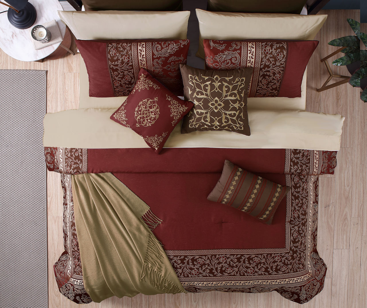 Frameworks Bed & Bedding Set