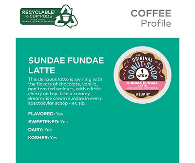 Sundae Fundae Latte 12-Pack Brew Cups