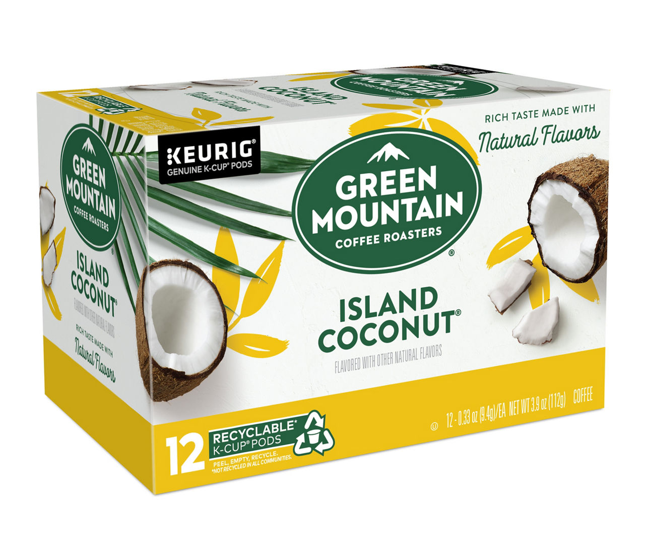 Island Coconut Light Roast 12-Pack Brew Cups