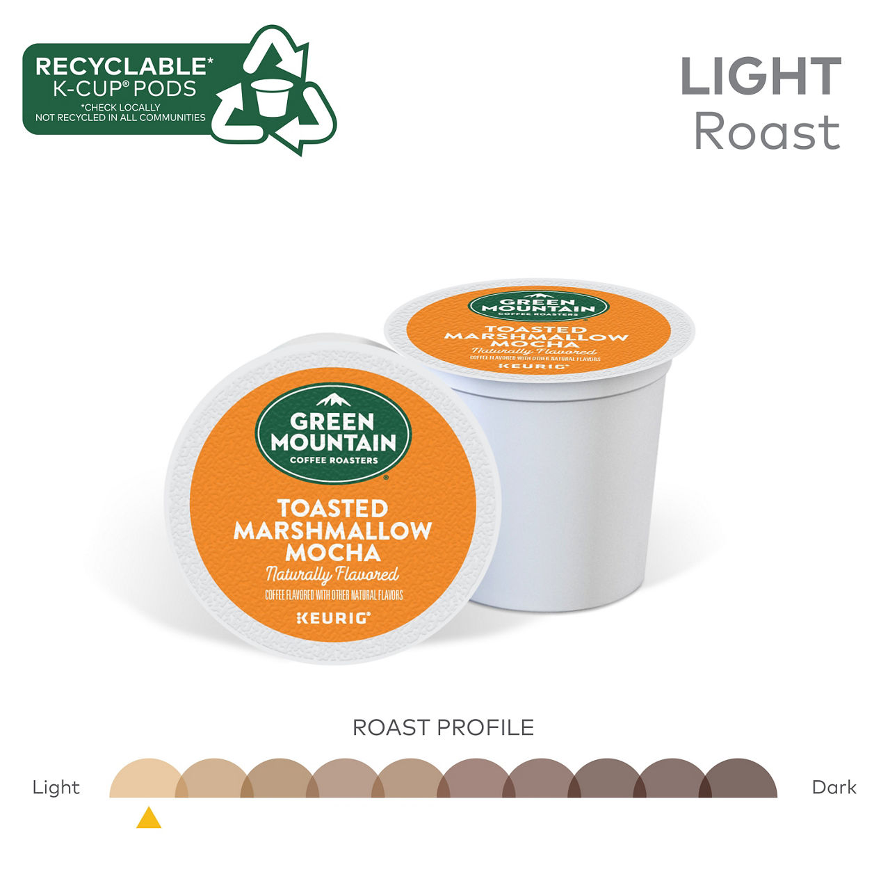 Toasted Marshmallow Mocha Light Roast 12-Pack Brew Cups