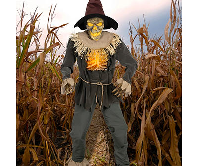 8.5' Firelight Scarecrow Animated Decor
