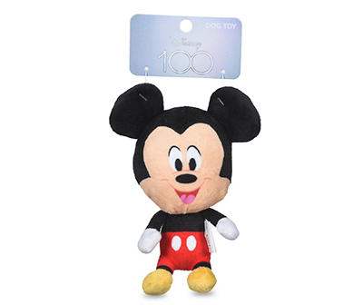 Disney 100 Mickey Mouse Plush Squeaker Pet Toy