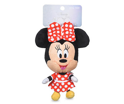 Disney 100 Minnie Mouse Plush Squeaker Pet Toy