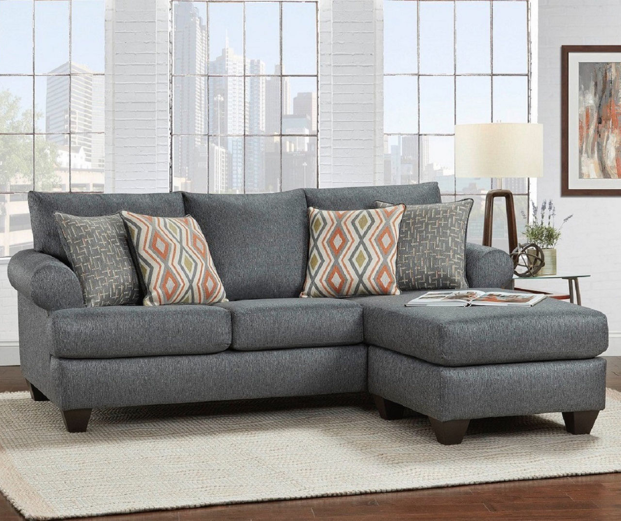 Big lots discount chaise lounge sofa