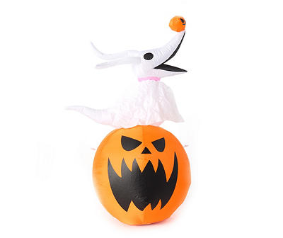 Nightmare Before Christmas Airblown 3.5' Inflatable Light-Up Zero On Pumpkin