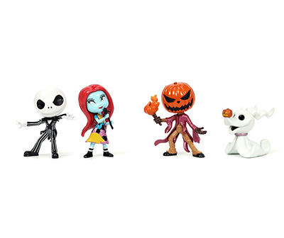 The Nightmare Before Christmas 4-Piece Metal Fig Set